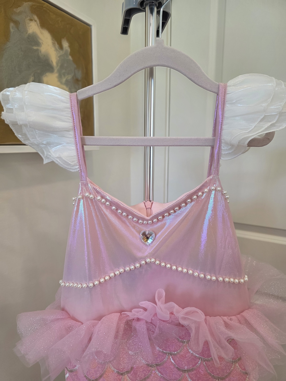 Lola & The Boys Mermaid Dress Girls 7/8 - Picture 2 of 4